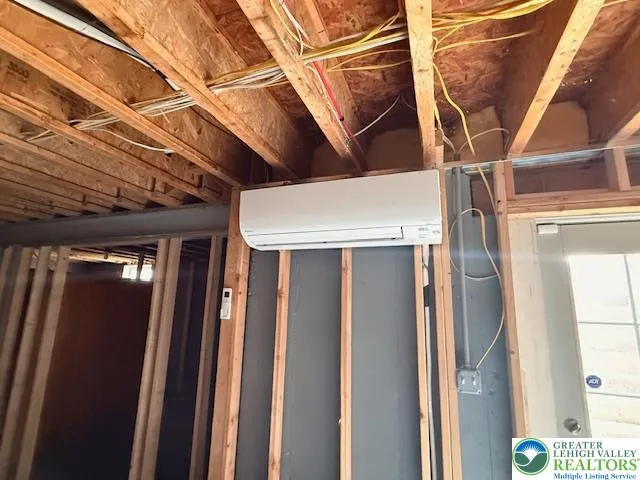 Mini split system in
Basement