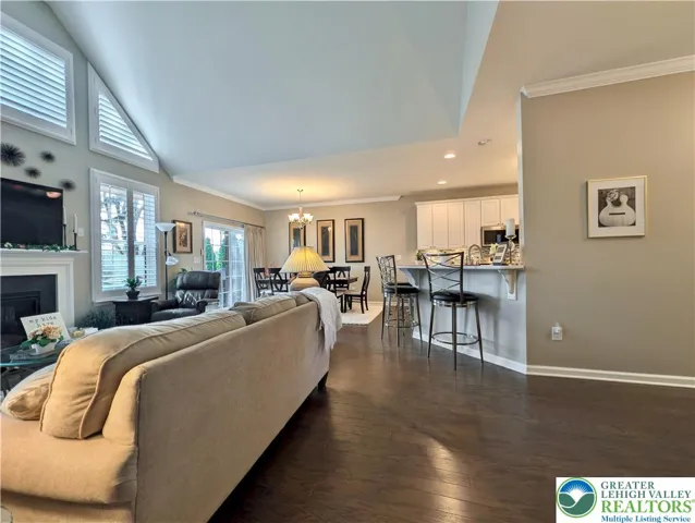 Great room from primary bedroom