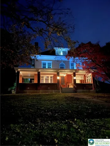 Beautifully lit up at night!