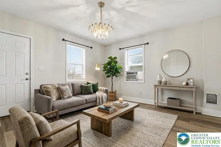 Virtually Staged Living Room