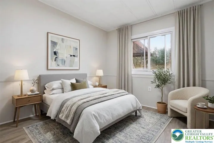 Virtually staged photo