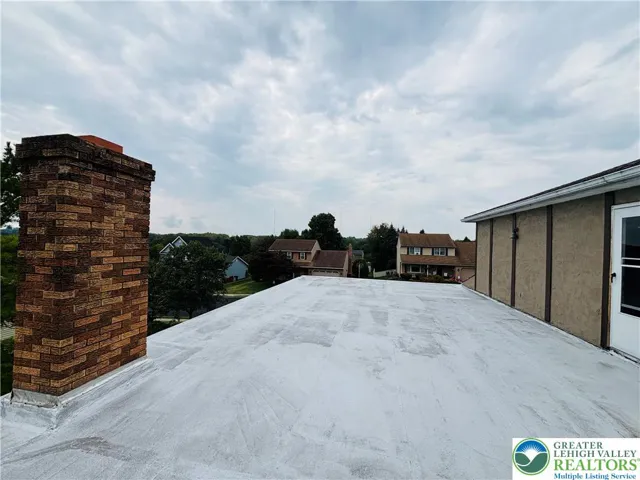 Above garage view