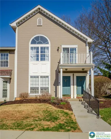 End unit, second floor with balcony.