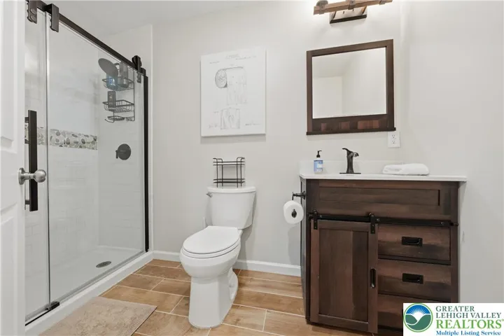  Full bathroom on lower level