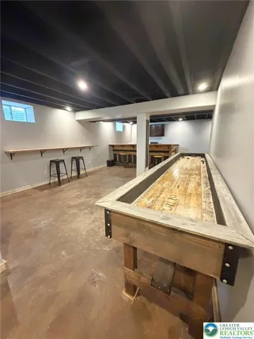 Finished Basement Game Room
