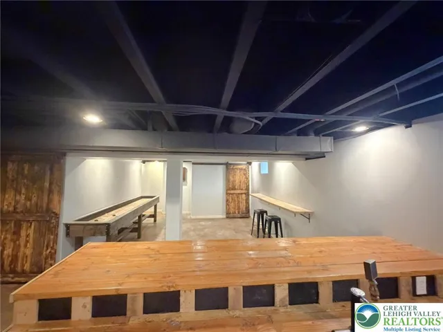 Finished Basement Game Room