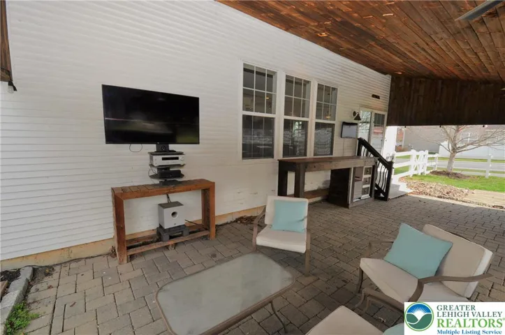 Covered Patio Seating Area