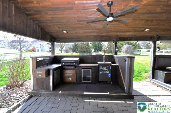 Covered Patio & Outdoor Kitchen