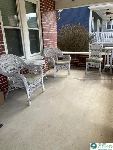 Covered porch