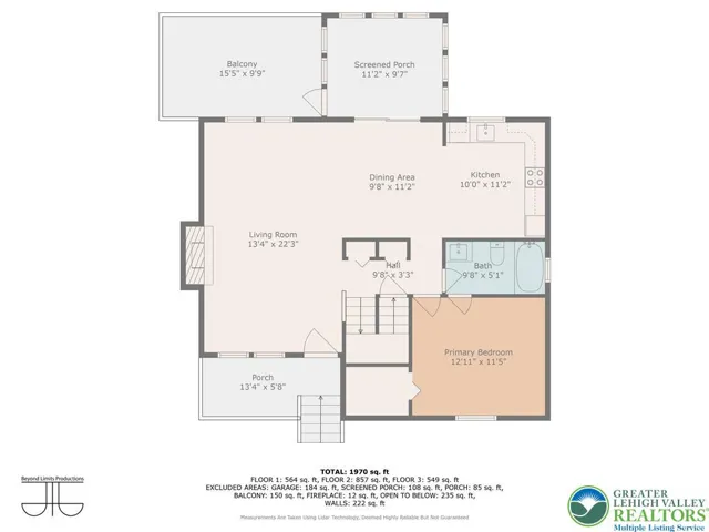 Floor plan Main level