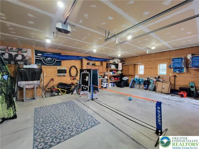 Interior detached garage