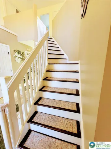 Staircase in foyer
