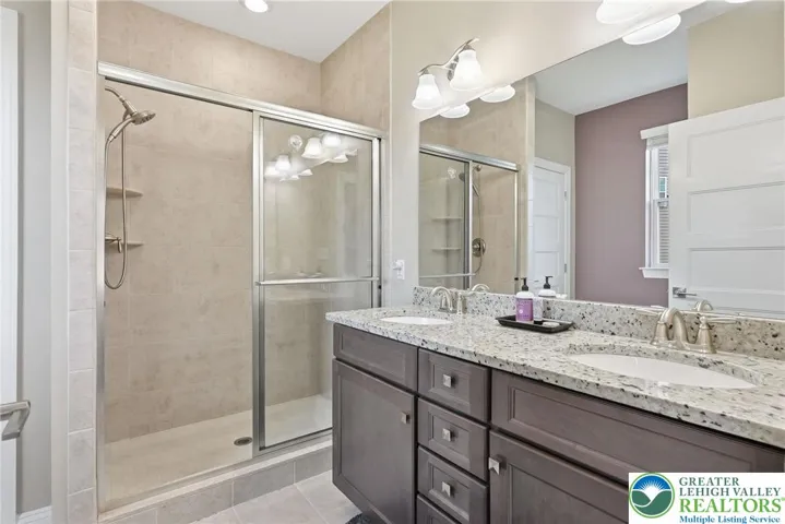 Highly desirable first-floor primary suite