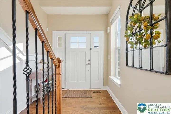 Open foyer creating a strong first impression upon entry