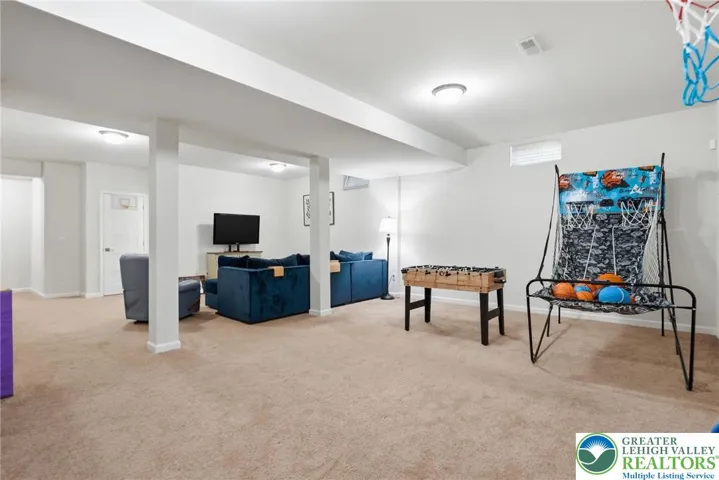 Ideal for media room, gym, or entertaining