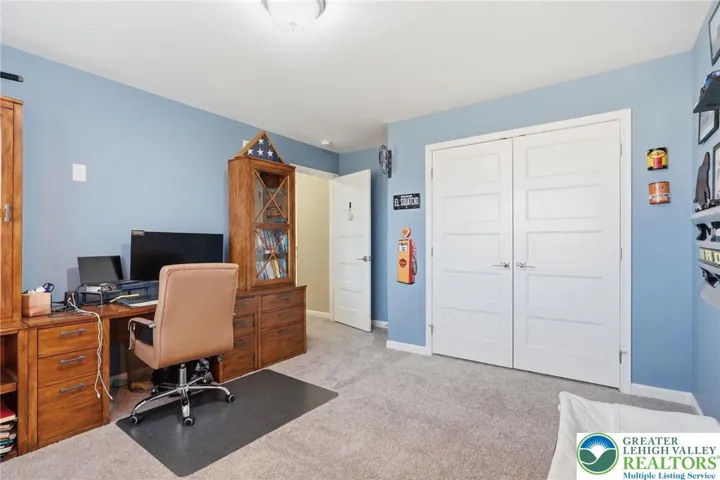 Generously sized secondary bedrooms with ample closet space