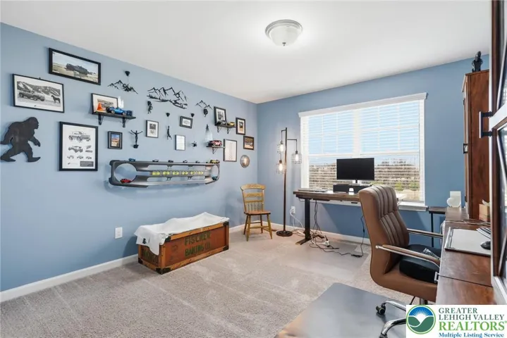 Generously sized secondary bedrooms with ample closet space