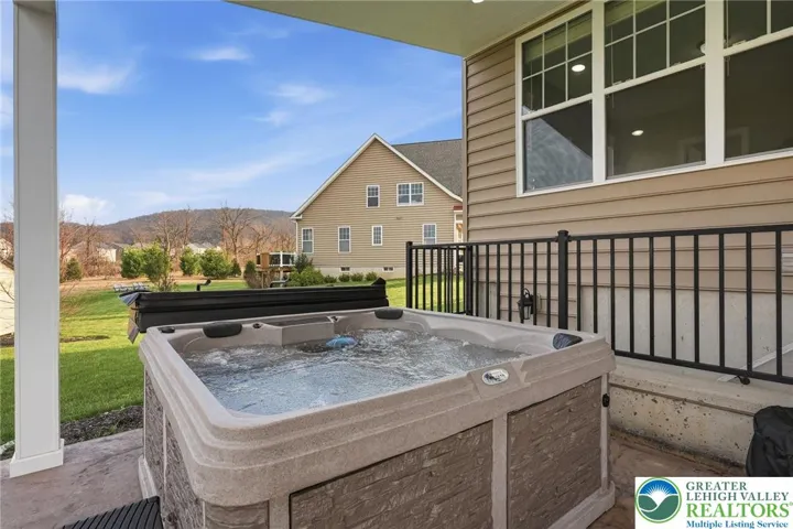 Covered outdoor space perfect for year-round enjoyment