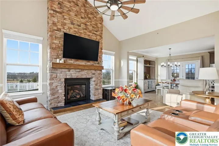 Open-concept layout designed for both everyday living and entertaining