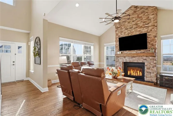 Open-concept layout designed for both everyday living and entertaining