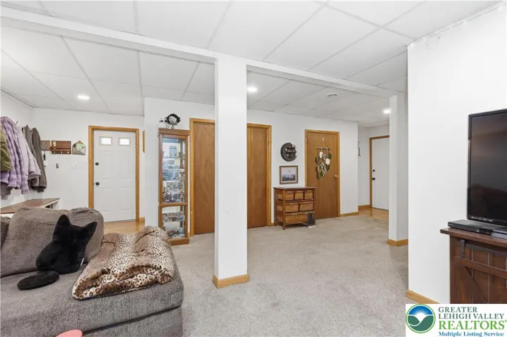 Entry and Sitting Area/Office  Lower Level
