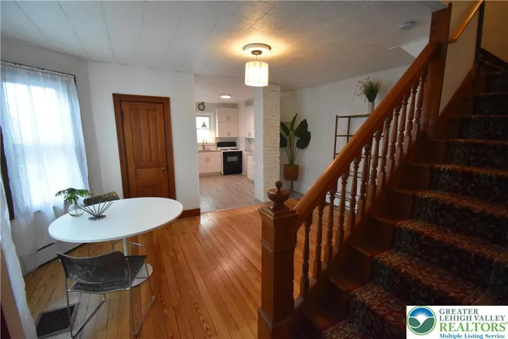 Dining Room with open staircase to 2nd floor