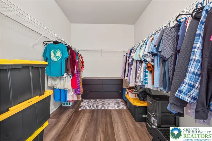 Very large walk in closet in primary suite