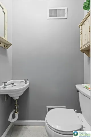 1st floor half bath