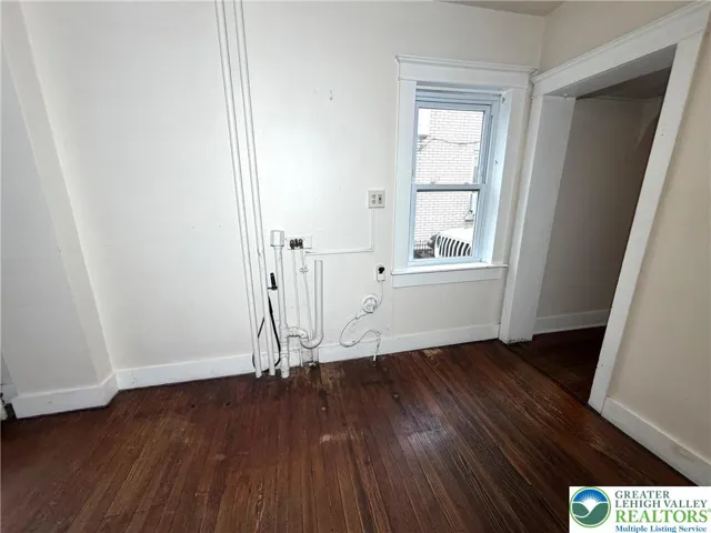 Laundry Hookups in Kitchen