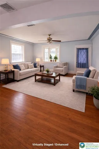 Living Room Virtually Staged