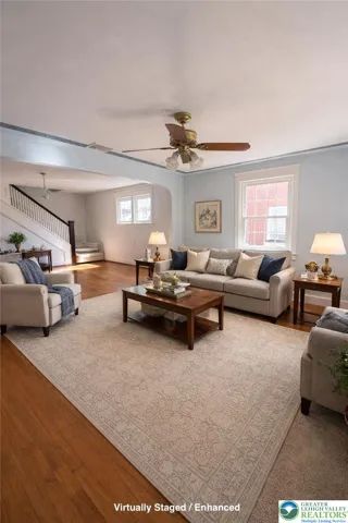 Living Room Virtually Staged