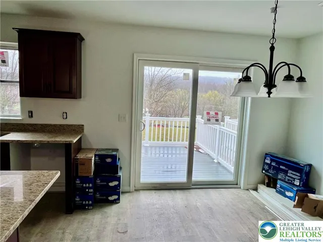 Sliding doors to your elevated deck and views