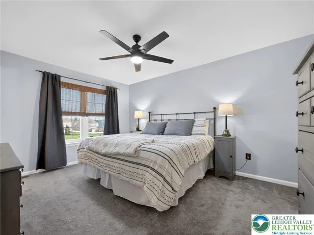 Primary Bedroom with lot of natural light