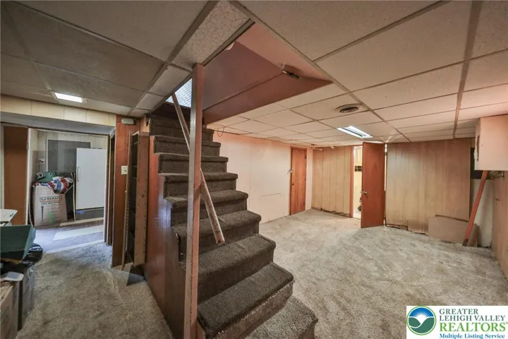 Finished Basement - Bathroom to the Right