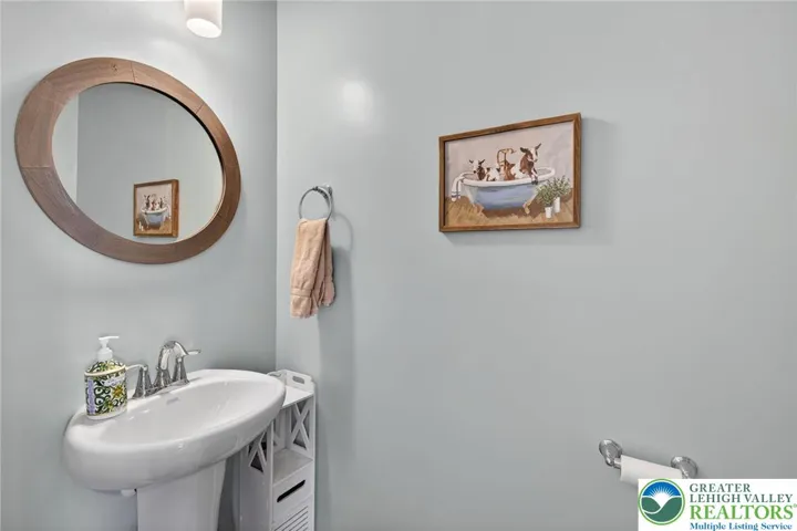 Half bath first floor