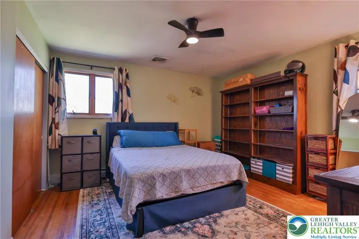 Primary Bedroom: Hardwood Flooring