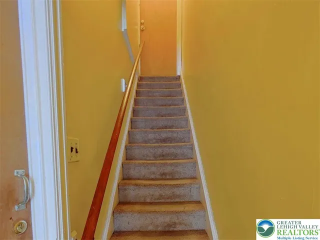 Unit 1 & 2 access steps via front door