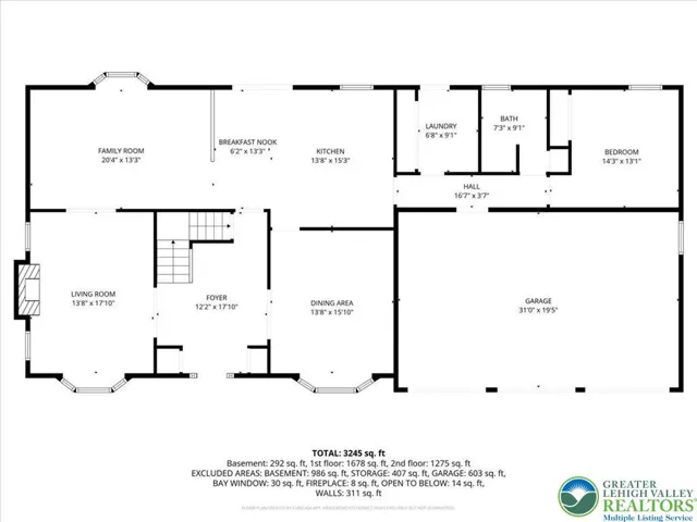 Floor Plan- First Floor