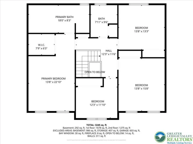 Floor Plan- Second Floor