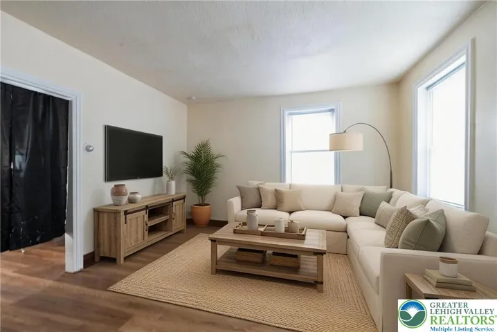 AI Staged Living Room