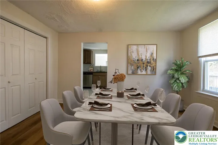 Dining Room Staged