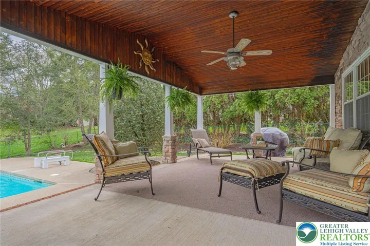 Amazing covered patio