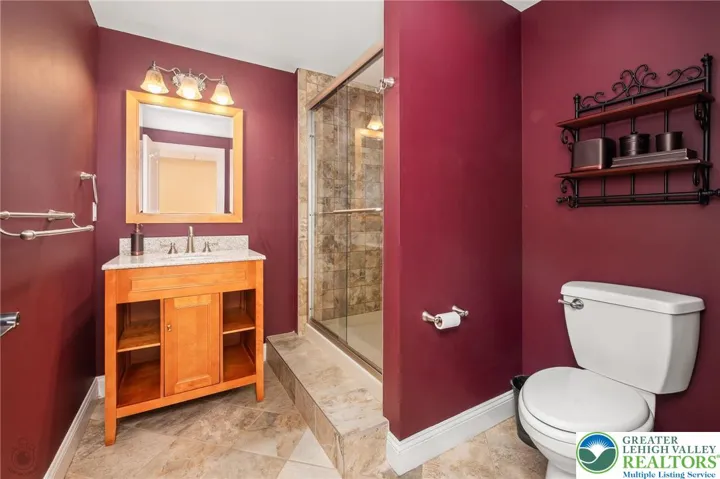 Basement Full Bath w/ Walk-In Shower