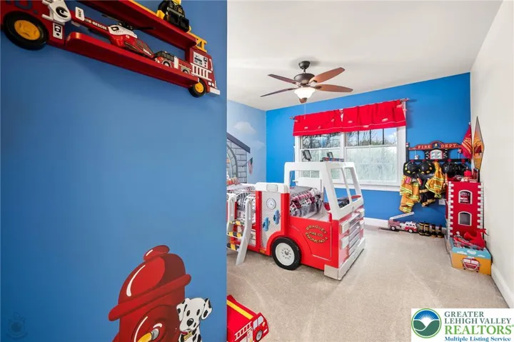 Custom-Made Fire Truck Bedroom
