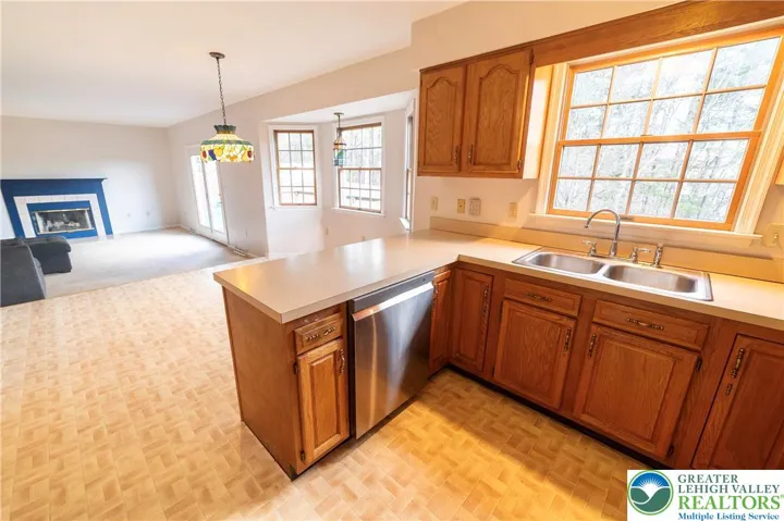 Kitchen/Family room view