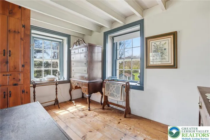 Wood floors, natural light