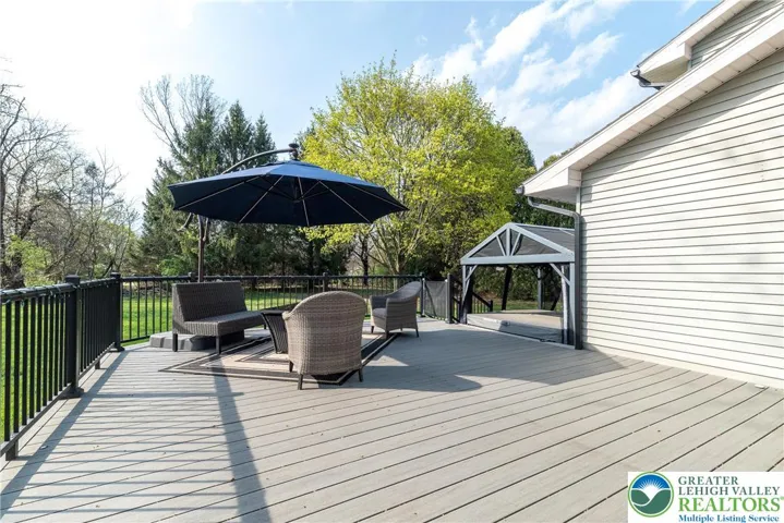 New composite deck with built-in jacuzzi