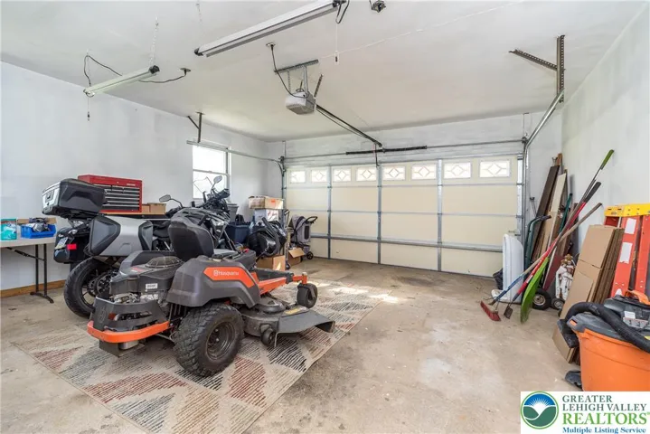 Two-car side-entry Garage