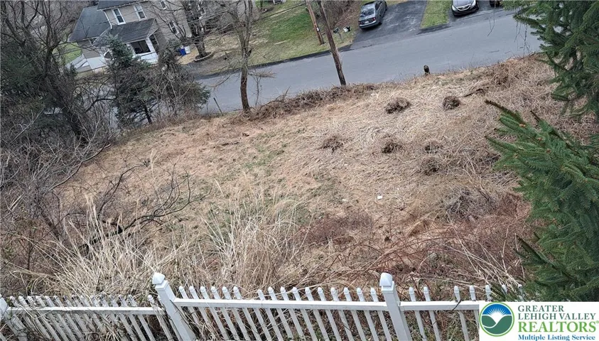View from behind lot.