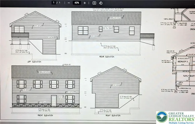 Architectural elevations
